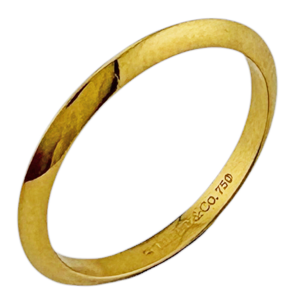 Tiffany & Co. Knife Edge Ring, 18K Yellow Gold, Women's Ring.